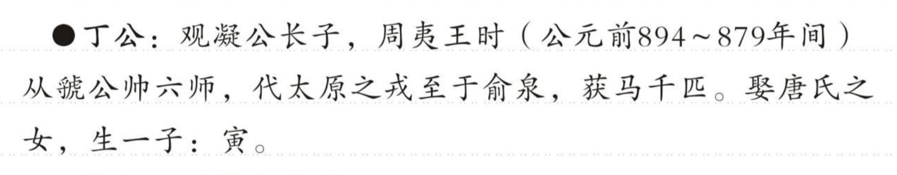 丁公 的版面片段