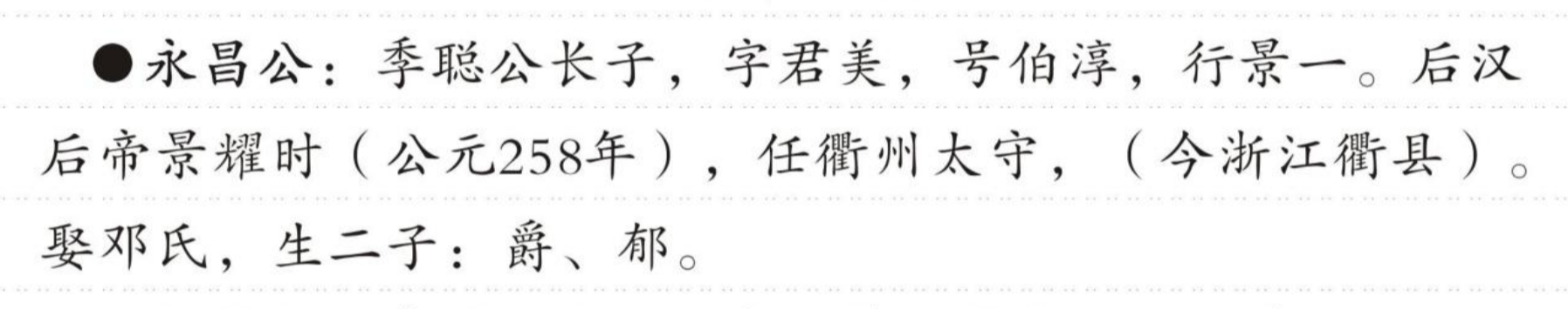 永昌公 的版面片段